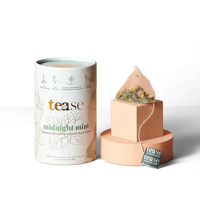 Tease Tea Organic Peppermint Tea - Midnight Mint Digestive Health Herb ...