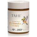 Tahi Raw Manuka Honey New Zealand UMF 10+ Certified (MGO 263+) - 100% Sustainable Monofloral and Natural Honey - Non-GMO Glyphosate-Free and Gluten-Free - New Zealand Manuka Pure Honey - 14.1oz