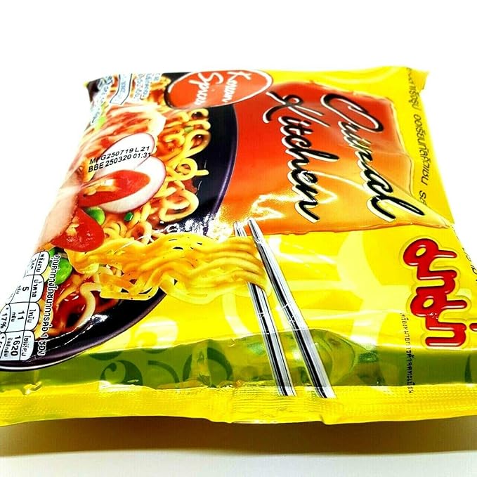 Oriental Kitchen Korean Spices Flavour Quick Cook Thai-MAMA Big Pack Instant Noodles Soup (Pack of 3)