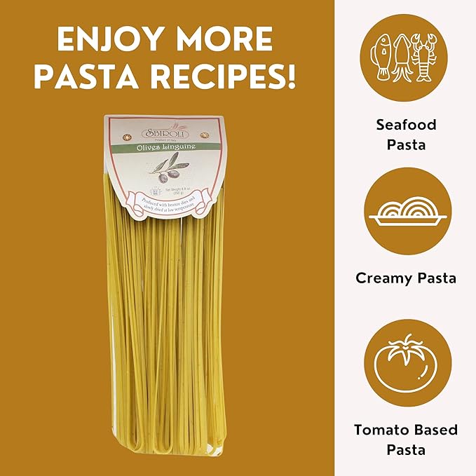 Olive Linguine Pasta - 8.8oz (250gm) - 4 Pack