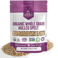 Great River Milling Organic Hulled Spelt Berries | Ancient Whole Spelt Grain | High Fiber &amp Protein | Non-GMO &amp Kosher | Ideal for Baking Salads Pilaf &amp More | 5 Lb
