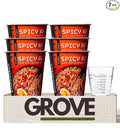 Snapdragon Spicy Ramen Cup – 6 Pack (2.2 oz Each) – Instant Noodle Cups for Quick Meals – Chili Spice &amp Savory Broth – Spicy Variety – Microwave-Ready Cups with Measuring Cup