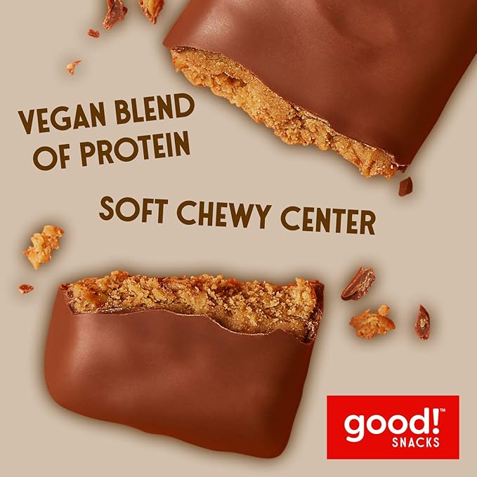 good! Snacks Cookie Dough Vegan Protein Bar Soy &amp Gluten Free Plant Based Low Sugar 15g Clean Protein Natural Healthy Superfood Snack Kosher Friendly For Athletes &amp Active Lifestyles 1