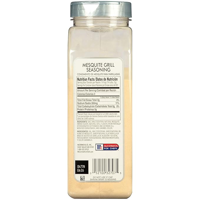 McCormick Culinary Mesquite Grill Seasoning 22 oz (Pack of 6)
