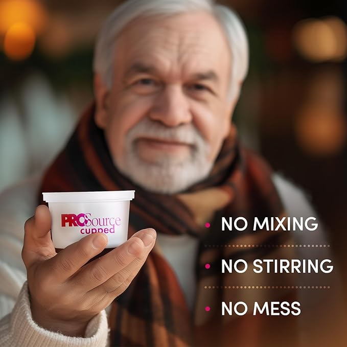 Medtrition ProSource Cup 20g Complete Liquid Protein in 2 oz Ready-to-Drink Cup Berry Flavor Clear Liquid Diet Oral or Syringe Use Supports Wound Healing Dysphagia &amp Post-Surgery Recovery