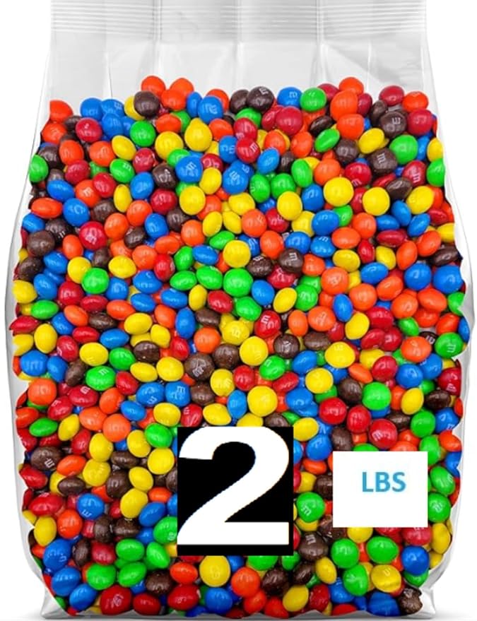 M&ampM Milk Chocolate Candy - 2lb Bulk Milk Chocolate M&ampM Candy