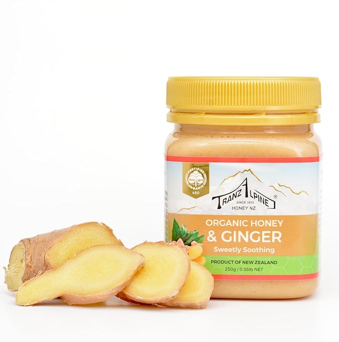 Tranzalpin.e Honey Ginger Organic 8.8 oz Pack of 6