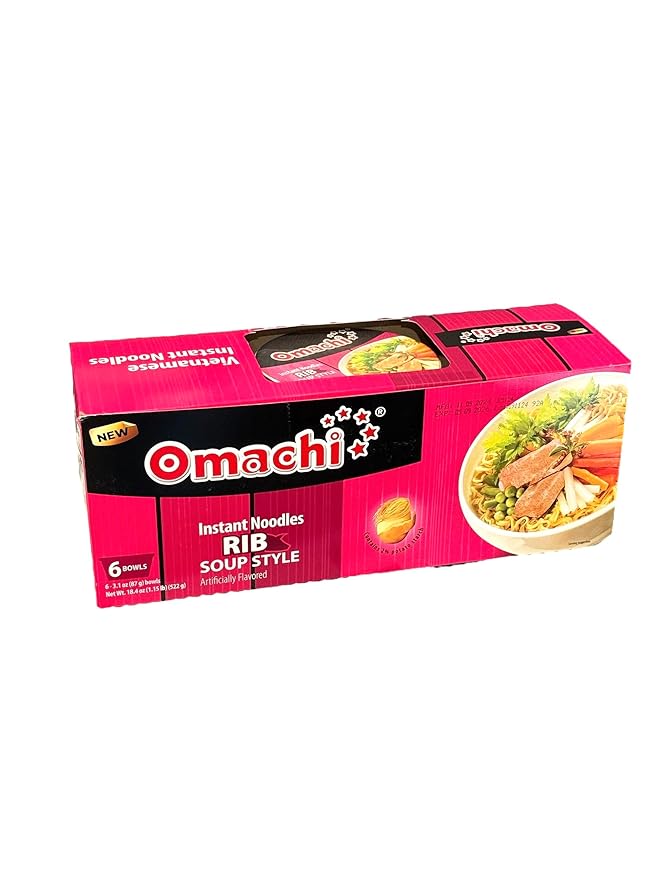 Asia Style Instant Noodles (COMBO OMACHI RIB SOUP POTATO NOODLES)