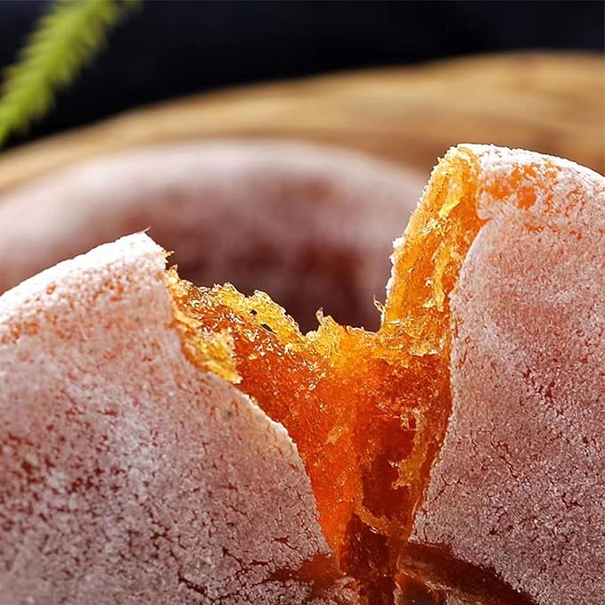 Dried Persimmons Old-fashioned Dr𝐢ed Persimmons 𝐏ers𝐢mmon Organic Whole Dried Persimmon No Sugar Added Dehydrated Unsweetened 𝐃ry Persimon for Snacking &amp Baking (500g-b)