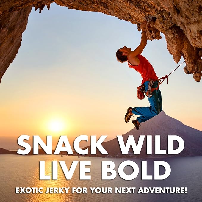 Buffalo Bob's Wild Game Meat Snacks (1oz Stick 15 Pack) Exotic Variety Assortment Sampler Gift for Men/Dad Stocking Stuffer Adventure Enthusiast