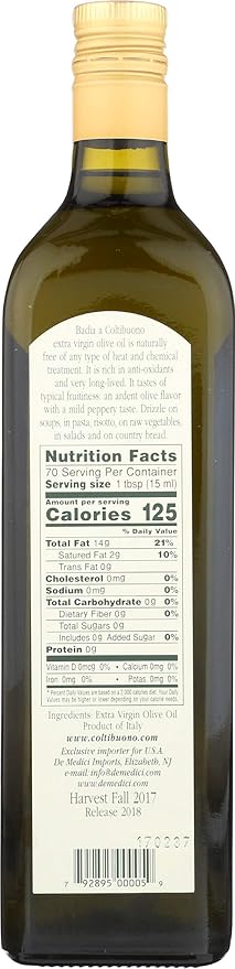 Badia a Coltibuono Extra Virgin Olive Oil 33.8 oz