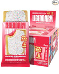 Legendary Foods 22g Protein Pastry 0g Added Sugar Low Carb Gluten Conscious Keto Snack Ideal for Glucose Management Includes Whey Protein Isolate 8 Pack Frosted Strawberry