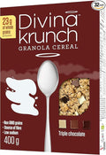 Divina Krunch Triple Chocolate Granola - 400g - Pack of 32