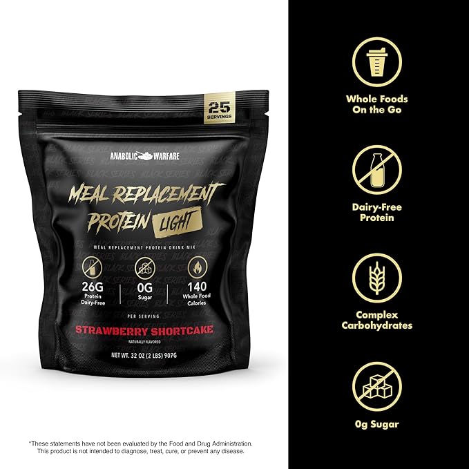 Meal Replacement Protein Light - Light Whole Food Meal Replacement Protein Powder