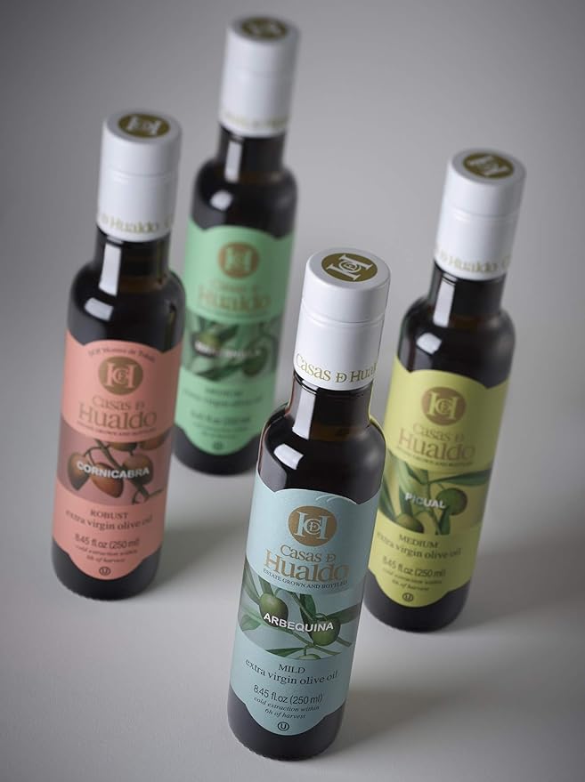 Casas De Hualdo Picual Extra Virgin Olive Oil Imported From Spain (250 ML Pack of 3)
