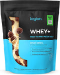 LEGION Whey+ Protein Whey Isolate from Grass Fed Cows (Cocoa Cereal 30 Servings) - Whey Protein Isolate Powder Low Calorie Non-GMO Sugar Free Lactose and Gluten Free All Natural Protein Powder