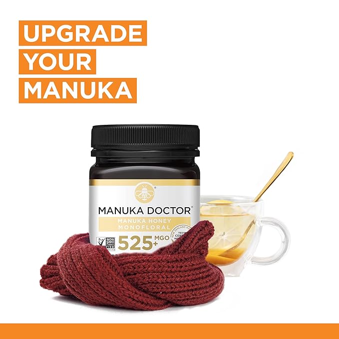 MANUKA DOCTOR - MGO 925+ and MGO 525+ Manuka Honey Monofloral Value Bundle 100% Pure New Zealand Honey. Certified. Guaranteed. RAW. Non-GMO 2 x 8.75oz Pots