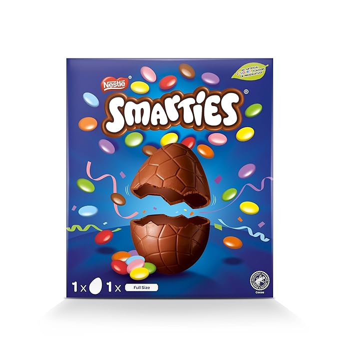 Smarties Milk Chocolate Large Easter Egg 188g