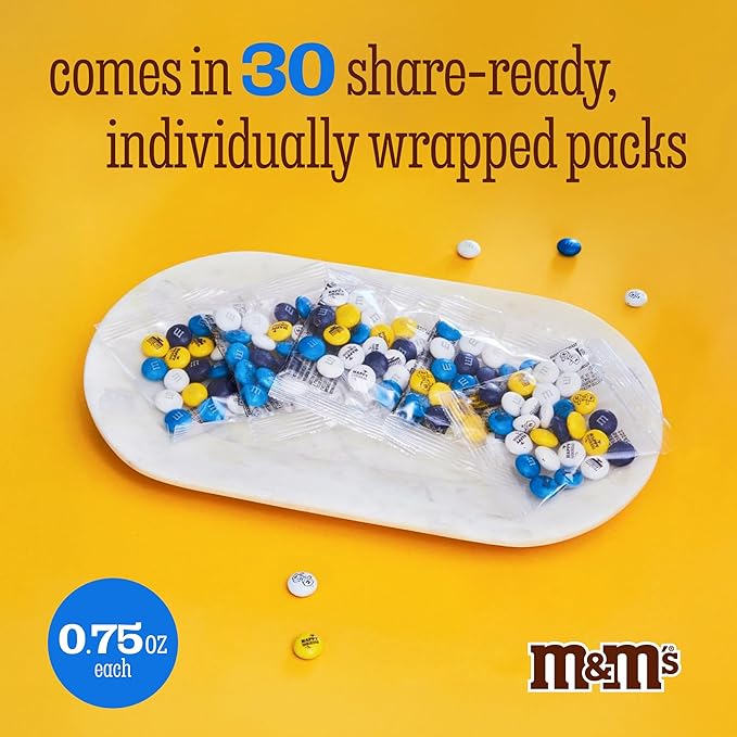 M&ampM’S WORLD Hanukkah Party Favors (30 Pack) Printed M&ampM’S With Themed-Icons Sweet Way to Celebrate Hanukkah with Family &amp Friends Party Decor Kosher Certified