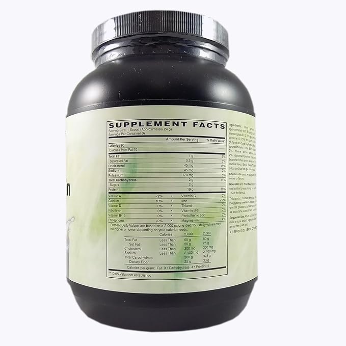 Holly Hill Health Foods Whey Protein Non GMO Vanilla 32 Ounces