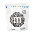 M&ampM’S WORLD Silver Milk Chocolate Candy Bulk - 5lbs Resealable Pack for Party Favors Candy Bars Weddings Graduations Birthday Parties Party Favors and More