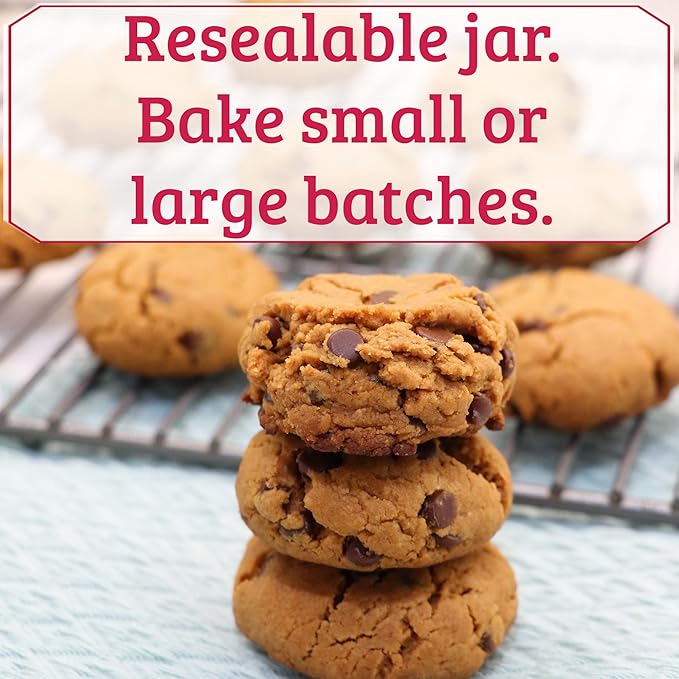 PB2 Pantry Chocolate Chip Cookie and Brownie Mix Gluten Free Non-GMO 4g Protein Per Cookie Vegan (2 Jars - 16 Oz Each)