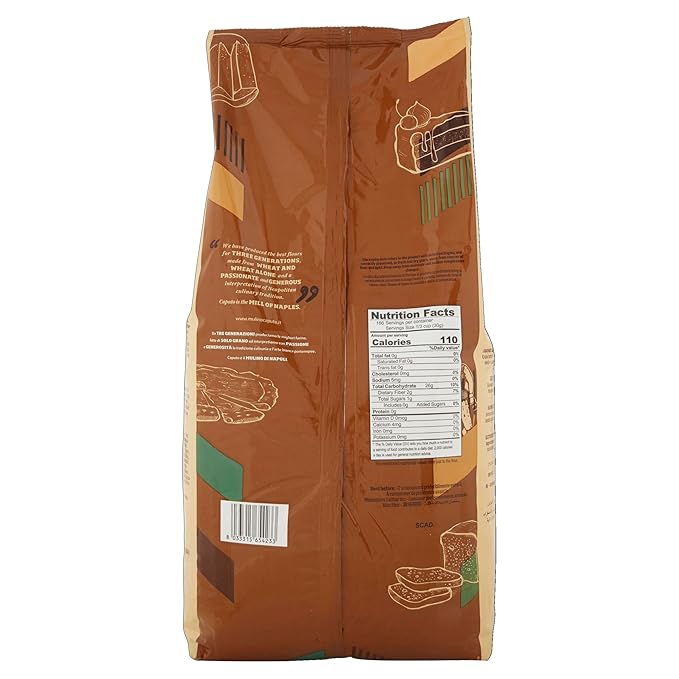 Antimo Caputo Gluten Free Pizza Flour 11 Lb Bulk - All Natural Multi Purpose Flour &amp Starch Blend for Baking Pizza Bread &amp Pasta