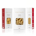 Eataly Pasta Night Trio Pasta Bundle Pack- Bucatini Rigatoni &amp Penne Rigate 3-500g (17 oz.) Boxes- 1 Each