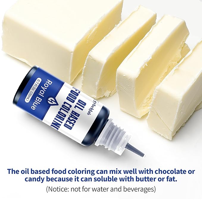 Oil Based Food Coloring for Chocolate 18 Colors x 20 ml Concentrated Oil Food Dye for Melting Chocolate Candy Melts Cake Pops Strawberries