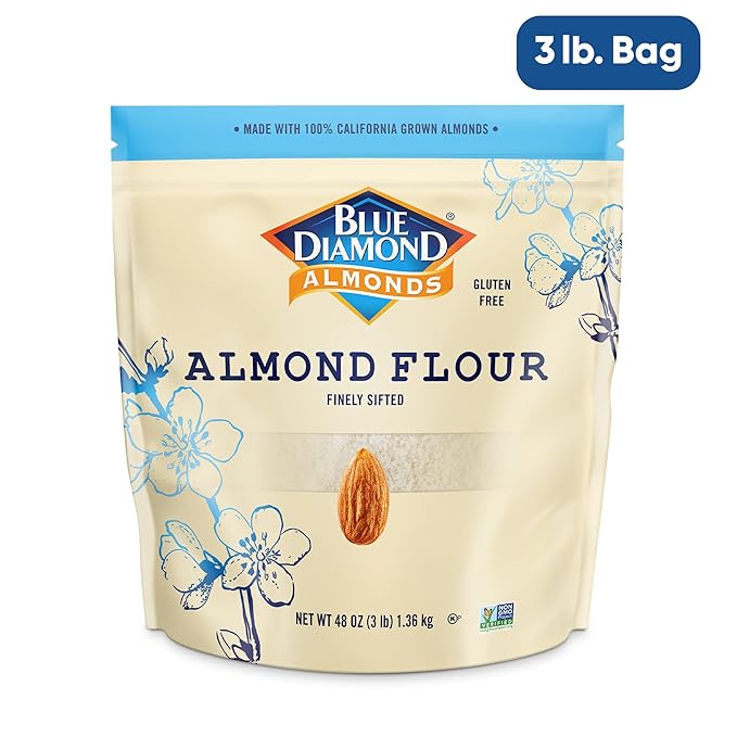 Blue Diamond Almonds Almond Flour Gluten Free Blanched Finely Sifted 48 oz