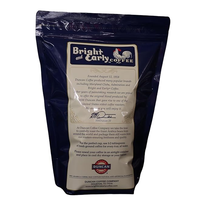 Bright and Early Coffee Ground 1918 Blend Medium Roast (2.5lbs) - Pack of One