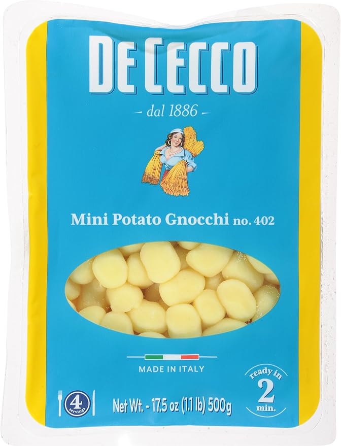 De Cecco Pasta Mini Potato Gnocchi No.402 17.5 Ounce (Pack of 12)