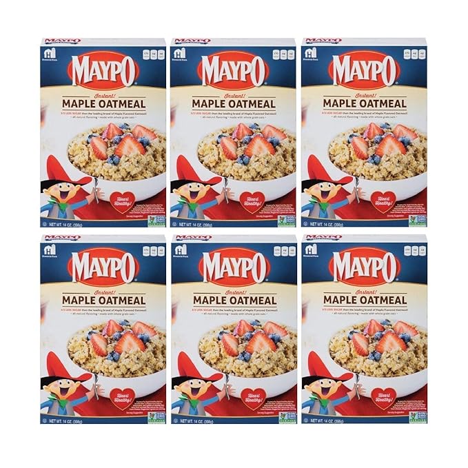 Maypo Oatmeal Inst Maple 14 OZ (Pack of 6)