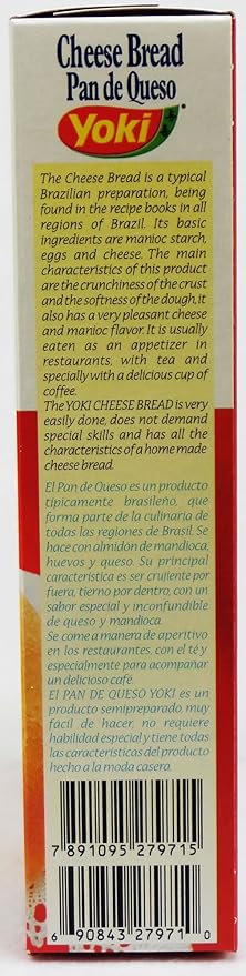 Cheese Bread Mix - Mistura para Pão de Queijo - Yoki - 8.80 oz (250g) - (Pack of 18) - GLUTEN-FREE
