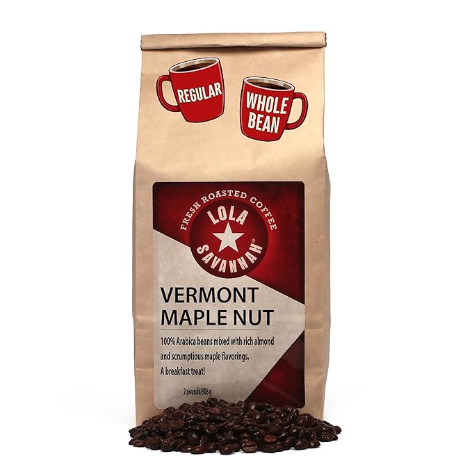 Lola Savannah Triple Vanilla Whole Bean Decaf Coffee 2lb