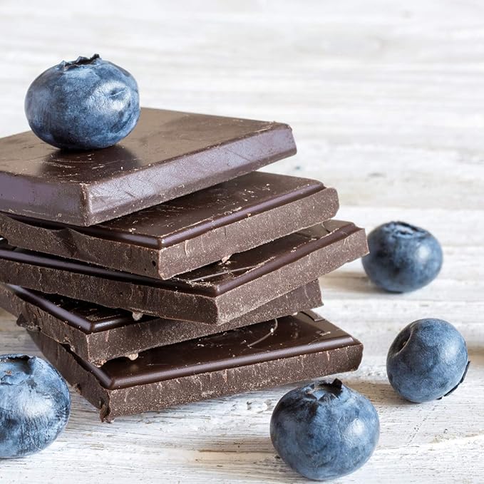Gourmet Milk Chocolate Covered Blueberries by It's Delish Half Pound (8 Oz Bag)