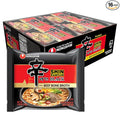 Nongshim Shin Ramyun Black Noodles Spicy Korean Signature Instant Ramyun Rich Beef Bone Broth Pantry Essential Korean Noodles Quick and Easy 4.58 oz (Pack of 16)