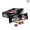 Layenberger High Protein Bar Fitness Power Bar Lots of Protein Low Sugar Pack of 18 (18 x 35 g) - Chocolate Nut