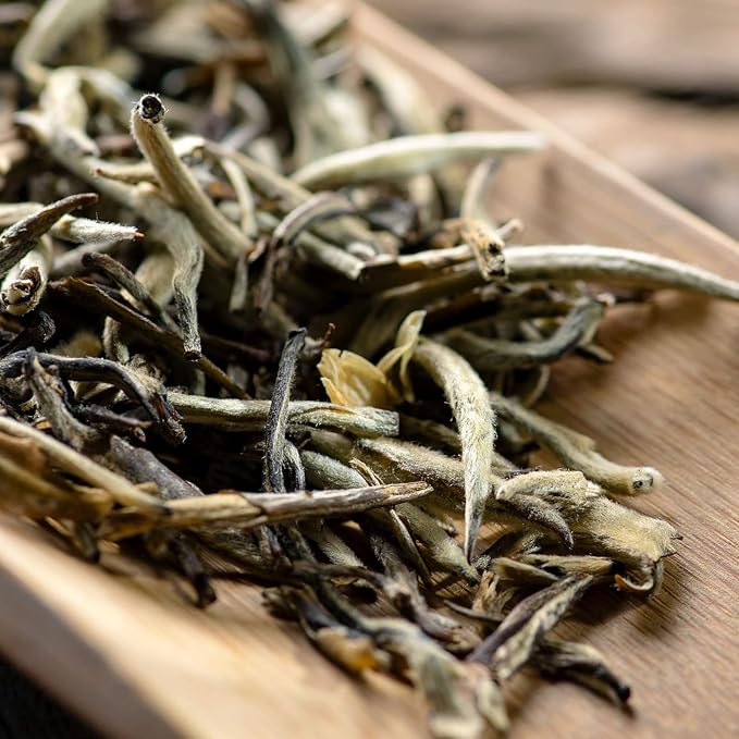 Teavivre Jasmine Silver Needle White Tea (Mo Li Yin Zhen) Loose Leaf Chinese Tea - 3.5oz / 100g