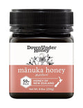 DownUnder Honey MGO 50+ Multifloral Manuka honey 100% New Zealand Genuine Honey Great Taste for Daily Wellness 8.8 oz (250g)