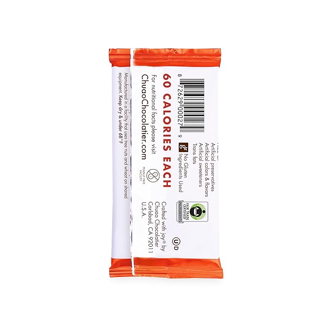 Chuao Chocolatier Baconluxious with Plant-Based Bacon Milk Chocolate Mini Bars | Gourmet Vegetarian No Preservatives | for Gift Baskets for Women Men | 100 Pack
