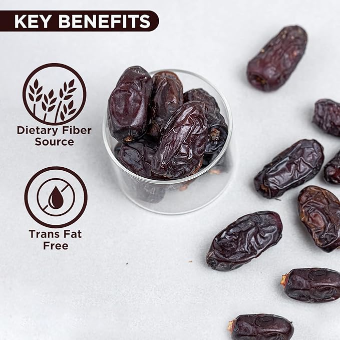 Generic Premium Kalmi Dates- Juicy &amp Delicious Khajoor Khajur | No artificial colours | Naturally Sweet | Instant Energy | Resealable Pouch - 350 gm