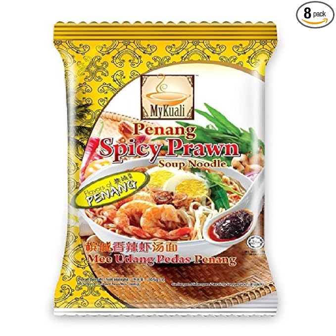 MyKuali Penang Noodles Soup (Spicy Prawn 8 Pack)