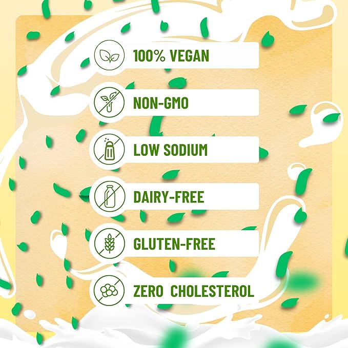 Gloriously Vegan NoochyLicious Sour Cream Powder – Smooth Tangy Dairy-Free &amp Plant-Based Seasoning – Lactose-Free Gluten-Free Non-GMO Sour Cream Alternative for Cooking &amp Snacking