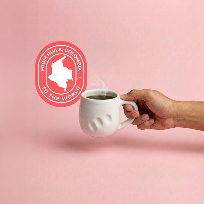 Cielito Paradise Coffee Pink Bourbon Medium Roast Single Origin Whole Bean Coffee from Huila Colombia 12oz