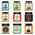 All Raw Seeds Combo Pack of 9-1125g | Chia Pumpkin Sunflower Flax Watermelon Halim White Sesame Black Sesame &amp Basil Seeds 125g Each | Seeds Mix Superfoods for Eating Combo Pack