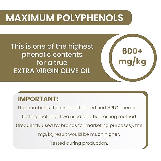 2024 Gold Award Winner Very High Phenolic (600+mg/kg) USDA Organic Greek Extra Virgin Olive Oil Robust Intensity Kosher Greece Cold Extracted 16.9 oz Bottle PJ KABOS “Family Reserve Organic -