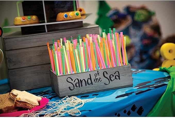 Candy Filled Sugar Straws - Bulk 240 Powder sticks - Party Candy in Assorted Colors