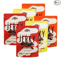 Mourish Vegan Mushroom Jerky Variety Pack 6 Pack (2 oz) Good Source of Protein and Fiber Plant Based Meat Meatless Healthy Snacks for Hiking Camping Work Travel &amp School