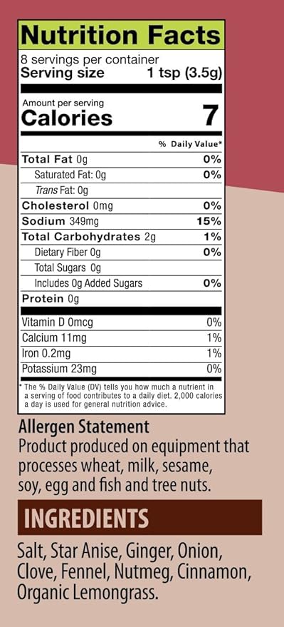 Star Anise Foods - Vietnamese BBQ Spice Rub Contains No MSG Gluten Free and Perfect for Seasoning- 5 Spices (Pack of 10 packets of 1 oz each)